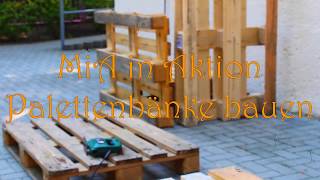 quotMiAquot  Anleitung DiY Palettenbank [upl. by Bethezel]