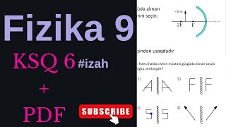 Fizika 9cu sinif KSQ 6 ksq izah fizika 9cusinif [upl. by Aliet]