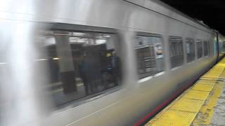 Amtrak Acela Express train at Newark Penn Station [upl. by Washko]