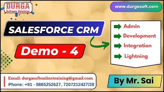 SALESFORCE CRM tutorials  Demo  4  by Mr Sai On 07112024 7PM IST [upl. by Luanni]