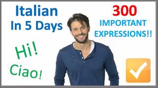 Learn Italian in 5 Days  Conversation for Beginners [upl. by Oidiple296]