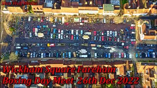 Wickham Square 2022 Boxing Day Car Meet 4K Drone Footage [upl. by Yrohcaz]