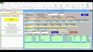 1Lagerverwaltungsprogramm auf Basis einer Excel  Datei mit integrierter Lieferanten  Datenbank [upl. by Wier]