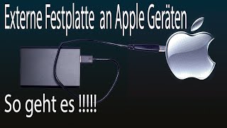 Externe Festplatte an Mac anschließen  So geht es [upl. by Treblig709]