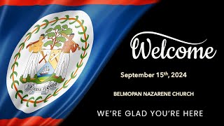 Belmopan Nazarene Church Service 15924 [upl. by Eityak]