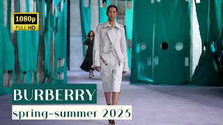 Défilé Burberry PE 2025  Audace Sportive et Glamour Hollywoodien [upl. by Nerrad189]