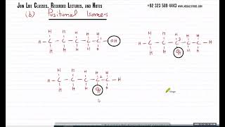 AS 9701 Organic Chemistry Part 4  Structural and Stereo Isomers [upl. by Rozanne]