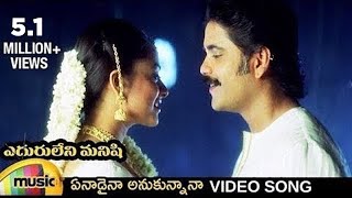 Eduruleni Manishi Telugu Movie Songs  Enadaina Anukunnana Video Song  Nagarjuna  Soundarya [upl. by Elisabeth]