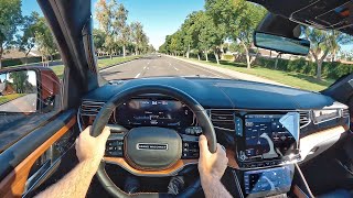 2022 Jeep Grand Wagoneer Series III POV Test Drive 3D AudioASMR [upl. by Richela798]