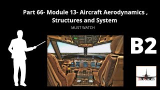 Part 66 Module 13  Aircraft Aerodynamics Structures and Systems  B2 Avionics Engineers [upl. by Coltun]