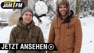 WIE BAUT MAN EINEN SCHNEEMANN TUTORIAL MIT BEN UND DAN [upl. by Aremihc]