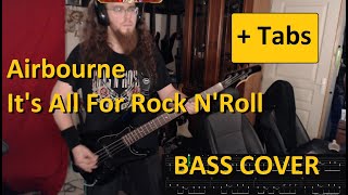 Airbourne  Its All For Rock N Roll  Bass Cover  Tabs Epiphone RockBass [upl. by Cheung252]