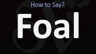 How to Pronounce Foal CORRECTLY [upl. by Ylekalb]