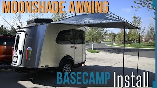 MoonShade Awning  Basecamp Install [upl. by Oniliuqnart]