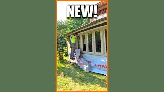 New Siding In One Minute oldhomerenovation boardandbatten siding [upl. by Asihtal276]