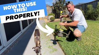 The ULTIMATE How to use a Line Trimmer  Whipper Snipper  Weed Eater Video [upl. by Iong]