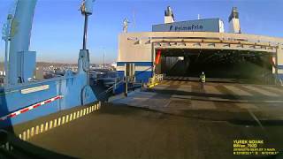 ferry ms Europalink  Finnlines  Travemünde  20190215 [upl. by Adnov]