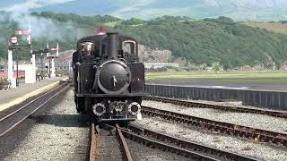 Ffestiniog Railway in Porthmadog Habor Station [upl. by Huai]