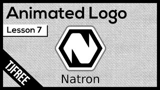 Natron Lesson 7  Animated Logo Intro Video using FREE Software [upl. by Atalie]