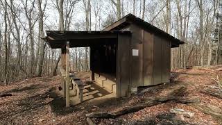 Clyde Smith Shelter on AT Carter County TN 121623 [upl. by Gerrald]