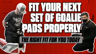 How to Fit Your Goalie Pads Properly [upl. by Camella]