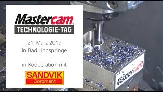 Mastercam Technologietag 2019 [upl. by Beora76]