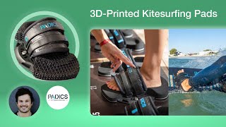 3DPrinted lattice Kitesurfing Pads by PADICS on hydesign [upl. by Gula]