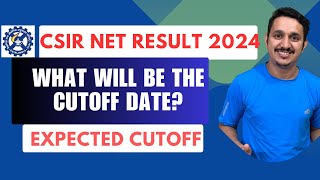 CSIR NET RESULT 2024  CSIR NET JUNE CUTOFF  EXPECTED DATE OF CSIR NET CUTOFF 2024  CHEMISTRY [upl. by Nylyaj]