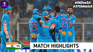 India vs South Africa World Cup 2023 37th Match Highlights 2023  IND vs SA 37th ODI Highlights [upl. by Romeon]