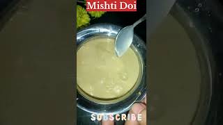 Mishti Doi😋 recipe shortyoutubeshort viral bengali recipecurd foodlovershortsviraltrending [upl. by Hegyera]