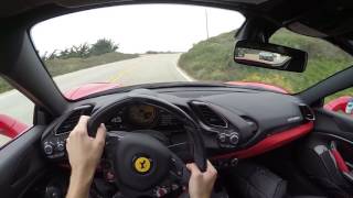 2016 Ferrari 488 GTB  WR TV POV Canyon Drive [upl. by Story]