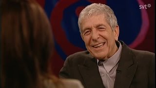 Interview with Leonard Cohen and Anjani Thomas  SVTNRKSkavlan [upl. by Monahan251]