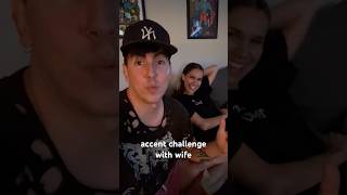 Accent Challenge with Wife… [upl. by Atinahc617]