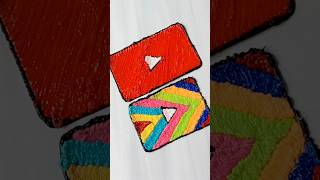 Multicolour Youtube Logo with 3D Pen  Colorful LOGO yt art youtubelogo shorts MissAgrawal21 [upl. by Iaria]