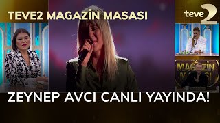 teve2 Magazin Masası Zeynep Avcı canlı yayında [upl. by Suolkcin265]