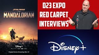 The Mandalorian  Red Carpet Interviews  D23 EXPO 2019 [upl. by Neiv]