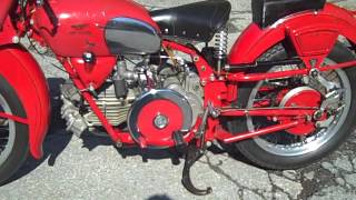 1950s Moto Guzzi Falcone Classic Motorcycle [upl. by Ahsaeym]