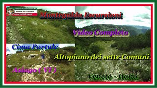 Cima Portule  Asiago VI  Veneto  Italia  Video completo [upl. by Lahsram85]