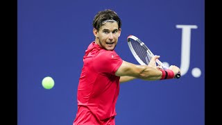 Daniil Medvedev vs Dominic Thiem second set tiebreak  US Open 2020 Semifinal [upl. by Demb]