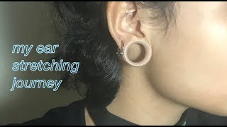 My Ear Stretching Journey 18g to 20mm [upl. by Adnofal]