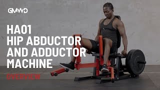 GMWD Hip Abductor And Adductor Machine HA01  Product Overview [upl. by Noicnecsa120]