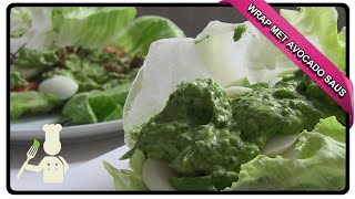 Sla wrap met avocado saus  RECEPT 4 [upl. by Alodi]