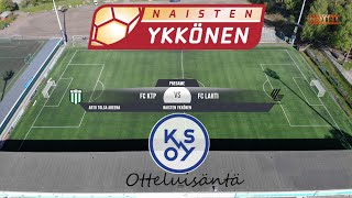 Kooste 2682023 FC KTP  FC Lahti  Naisten Ykkönen  Arto Tolsa Areena [upl. by Ycrem]