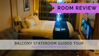 Royal Caribbean Navigator of the Seas Spacious Balcony Stateroom Tour [upl. by Wilmer]