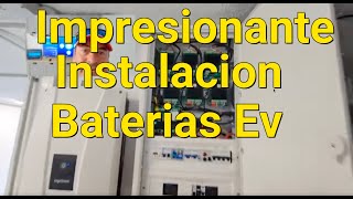 Instalacion Solar baterias EV ingeteam Impresionante [upl. by Urbano]