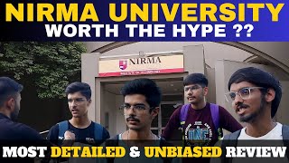 NIRMA UNIVERSITY AHEMDABAD  InDepth Insights from BTech CSE Students nirmauniversity jee2024 [upl. by Malda589]