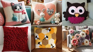 amazing crochet cushion cover designs cushion cover ideas cushion cover pettran designs [upl. by Terencio]