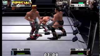 Too Cool Scotty 2 Hotty amp Grandmaster Sexay vs Perry Saturn amp Dean Malenko  WWF No Mercy N64 [upl. by Atinel]