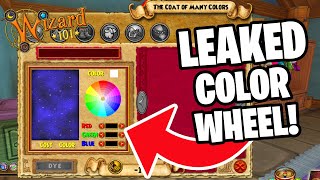 Wizard101 New LEAKED Update to the Dye Shop [upl. by Martelle934]