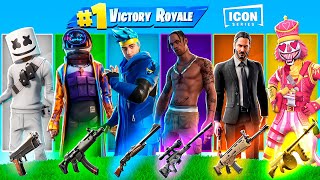 LA RANDOM ICON SKIN CHALLENGE  FORTNITE [upl. by Zarah]